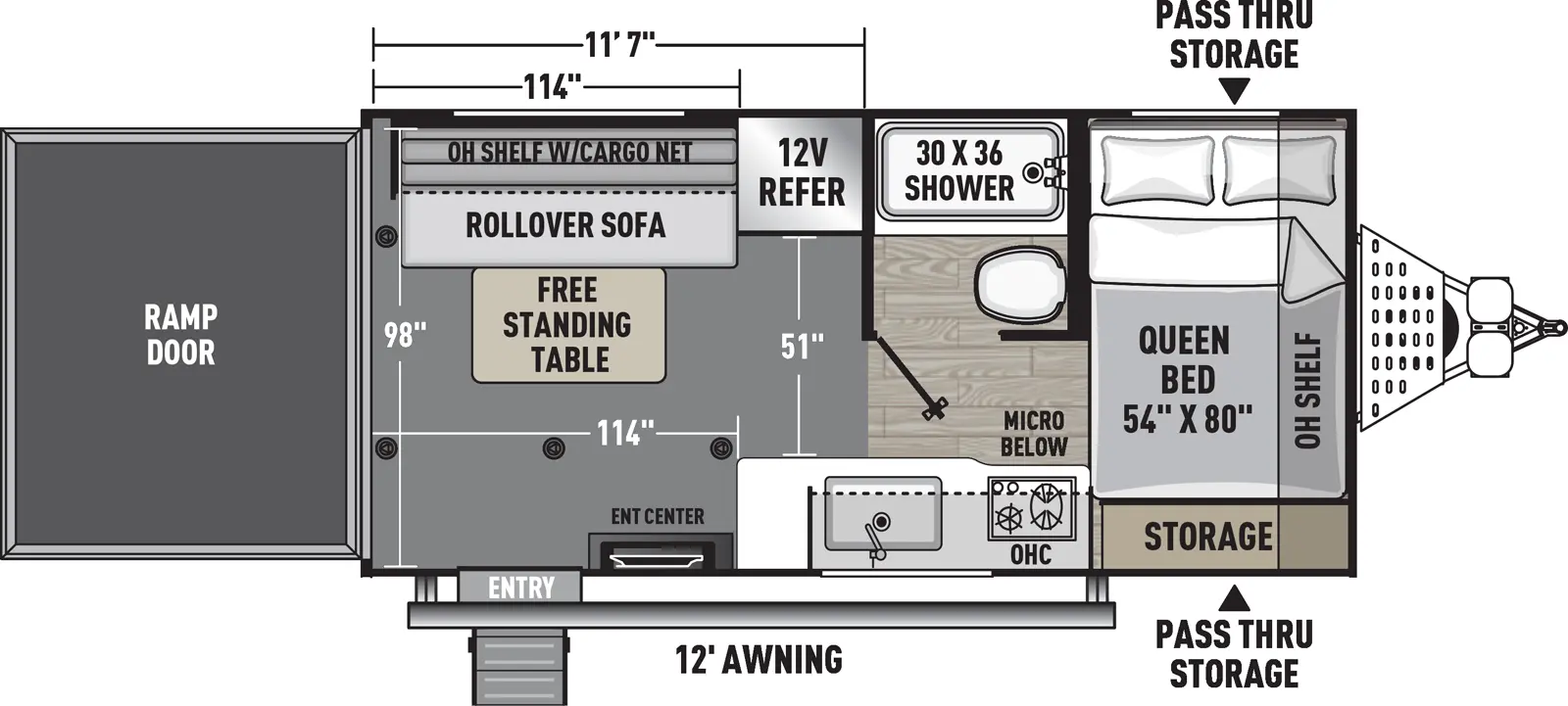 Adrenaline 18LT Floorplan